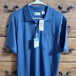 “Hagger Men’s Premium Polo Micro Striped With Front Pocket”